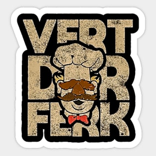 vert der ferk Sticker